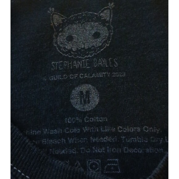 Stephanie Bayles Mushroom Cowboy Tee Guild of Calamity M Trippy Retro Y2K Hippie - Picture 4 of 4